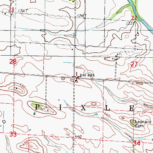 Topographic Map of Snyder School (historical), IL