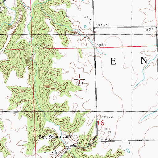 Topographic Map of Jersey County Farm (historical), IL