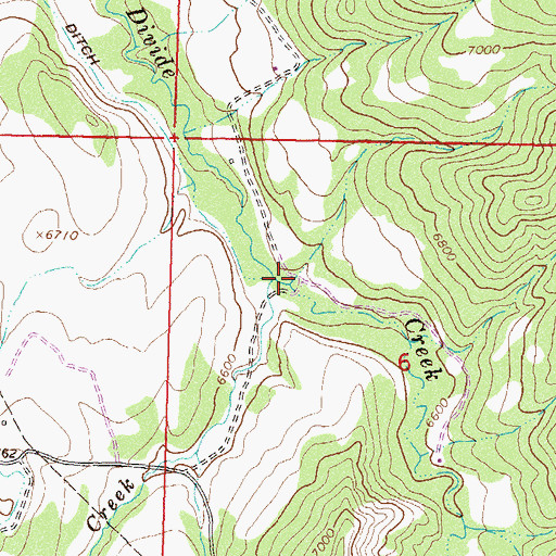 Topographic Map of Clear Creek, CO