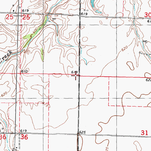 Topographic Map of Wenzler School (historical), IL