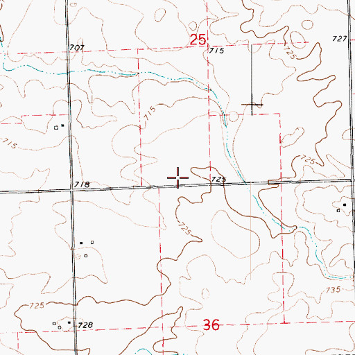 Topographic Map of Corlett School (historical), IL