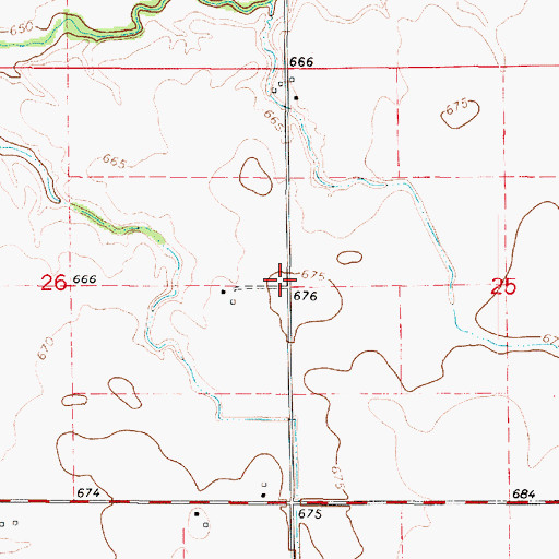 Topographic Map of White School (historical), IL