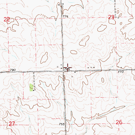 Topographic Map of Willow Spring School (historical), IL