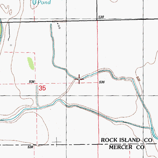 Topographic Map of Clear Lake (historical), IL