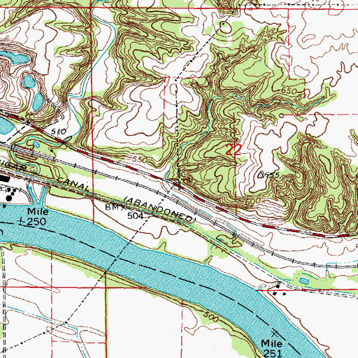 Topographic Map of Butterfield School (historical), IL