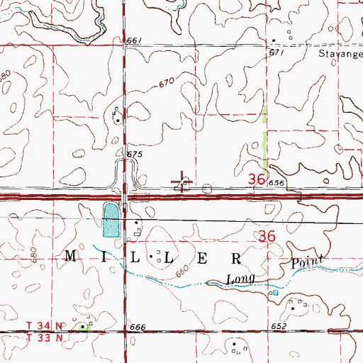 Topographic Map of Forbes School (historical), IL