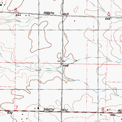 Topographic Map of Gammel School (historical), IL