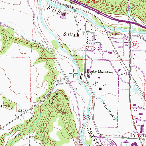 Topographic Map of Edgerton Creek, CO