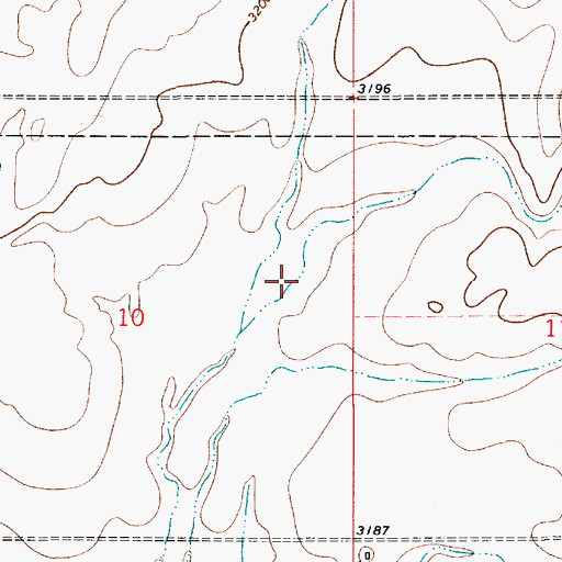 Topographic Map of Heimbigner Coulee, MT