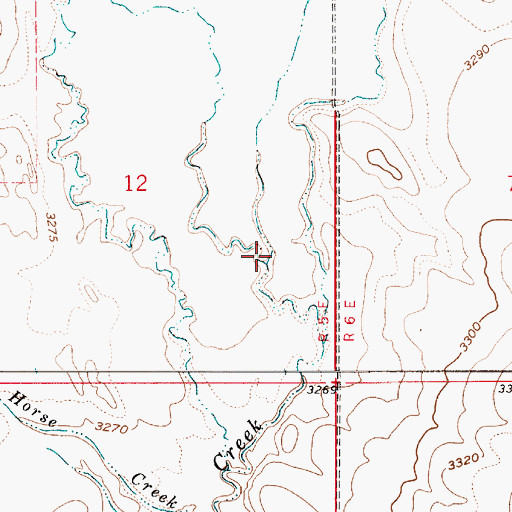 Topographic Map of Phillipine Coulee, MT