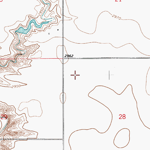 Topographic Map of Warsaw Post Office (historical), MT