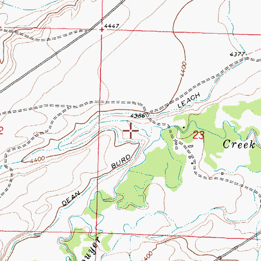 Topographic Map of Hagers Coulee, MT
