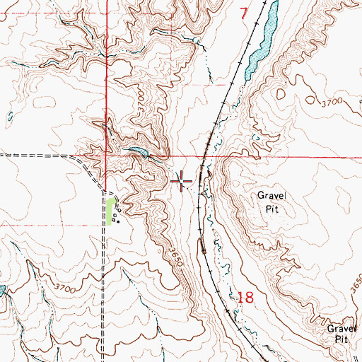 Topographic Map of Withey (historical), MT