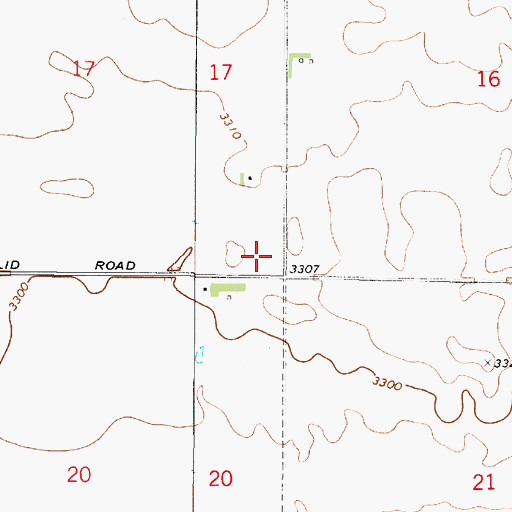 Topographic Map of Sollid (historical), MT