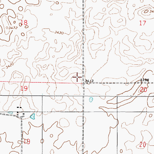 Topographic Map of Lytle Post Office (historical), MT