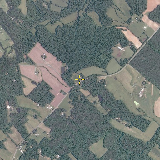 Aerial/Satellite Image of Aaron Hall School (historical), VA