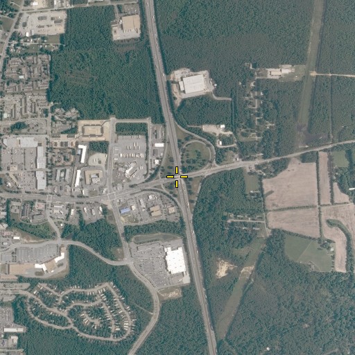 Aerial/Satellite Image of Interchange 92, VA
