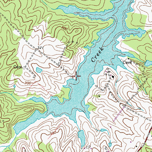 Topographic Map of Five Pound Point, VA