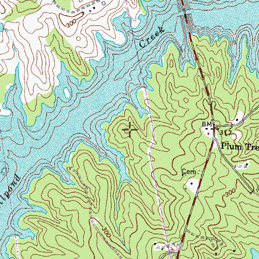Topographic Map of Green Bottle Hill, VA