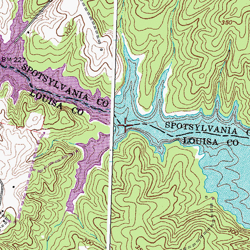 Topographic Map of Scerks Creek, VA