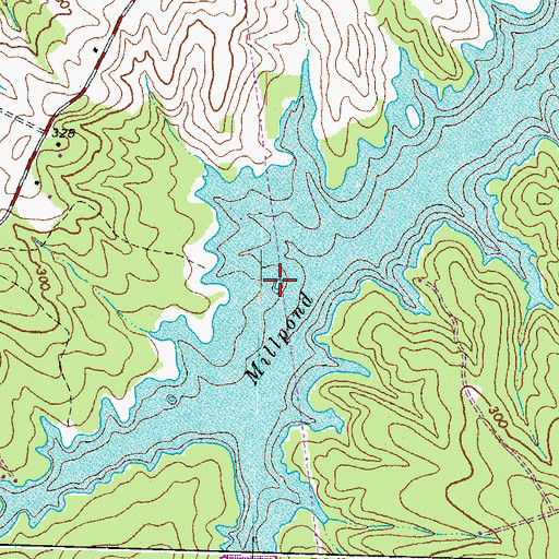 Topographic Map of Toms Island, VA