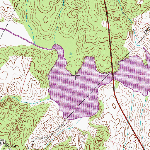 Topographic Map of Groomes Point, VA