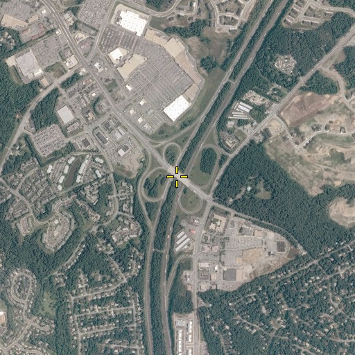 Aerial/Satellite Image of Interchange 143, VA