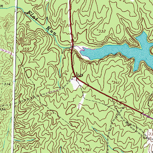 Topographic Map of Krukrak (historical), VA