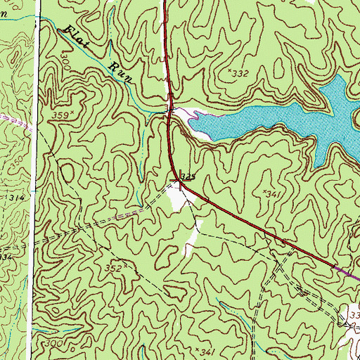Topographic Map of Krukrak (historical), VA