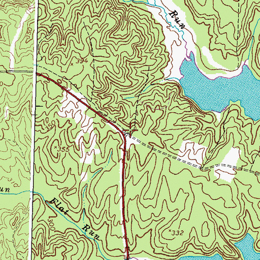 Topographic Map of Staffords Store (historical), VA