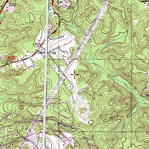 Topographic Map of Widewater Elementary School, VA