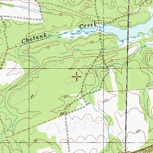 Topographic Map of Caledon State Park, VA