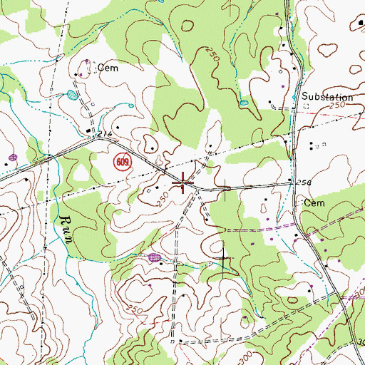 Topographic Map of Good Hope School (historical), VA