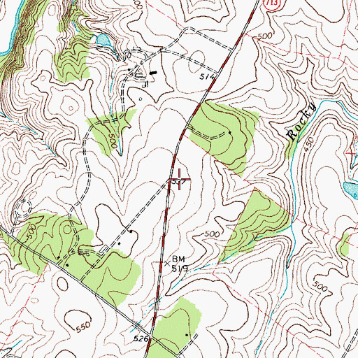 Topographic Map of Lake Field School (historical), VA