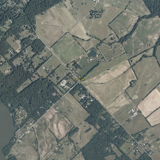 Aerial/Satellite Image of Oak Tree Corner, VA