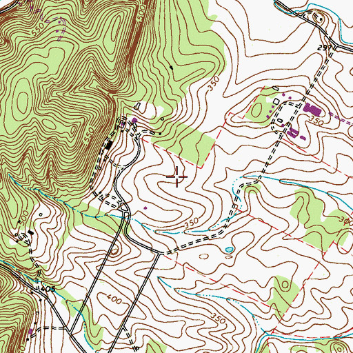 Topographic Map of Morven Park, VA