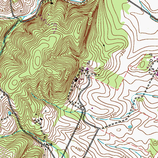 Topographic Map of Museum of Hounds and Hunting, VA