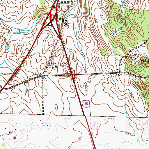 Topographic Map of Potomac Crossing, VA