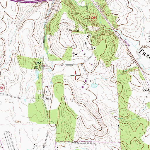 Topographic Map of Cool Spring Elementary School, VA