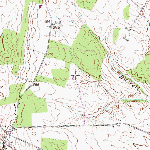 Topographic Map of Ashburn Elementary School, VA
