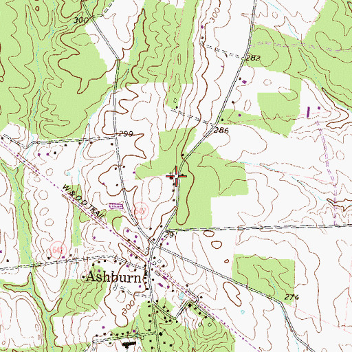 Topographic Map of Greater Zion Church, VA