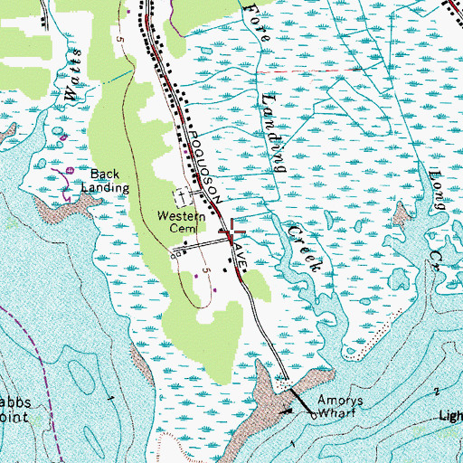 Topographic Map of Earness, VA