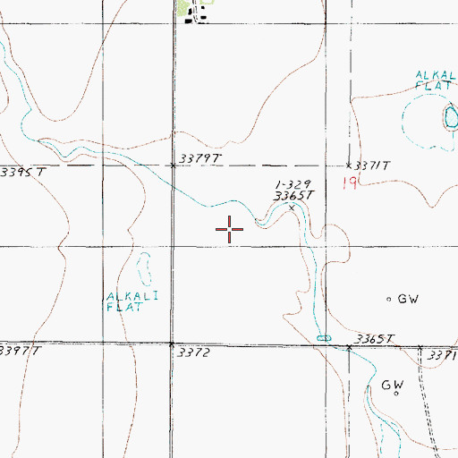 Topographic Map of Hall Coulee, MT