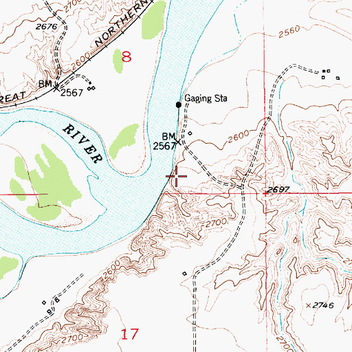 Topographic Map of East Ophir (historical), MT