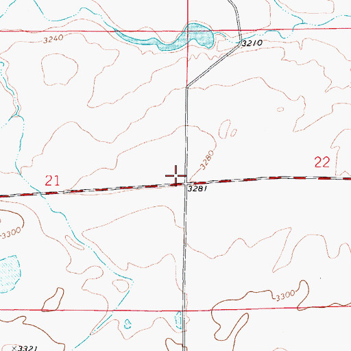Topographic Map of Davidson Post Office (historical), MT