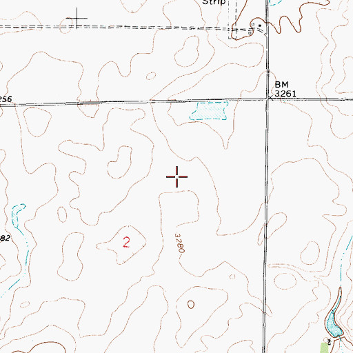 Topographic Map of Clear Lake School (historical), MT