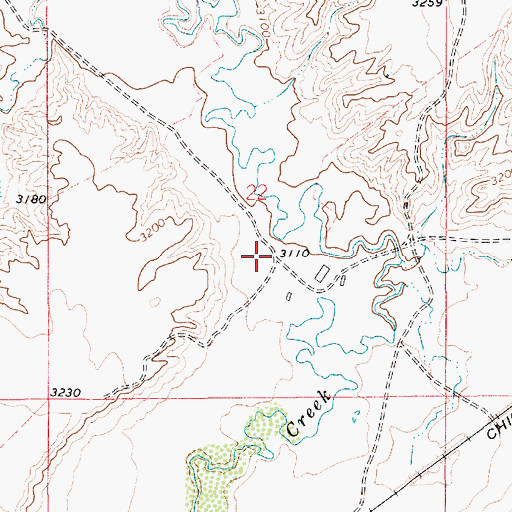 Topographic Map of Patterson (historical), MT
