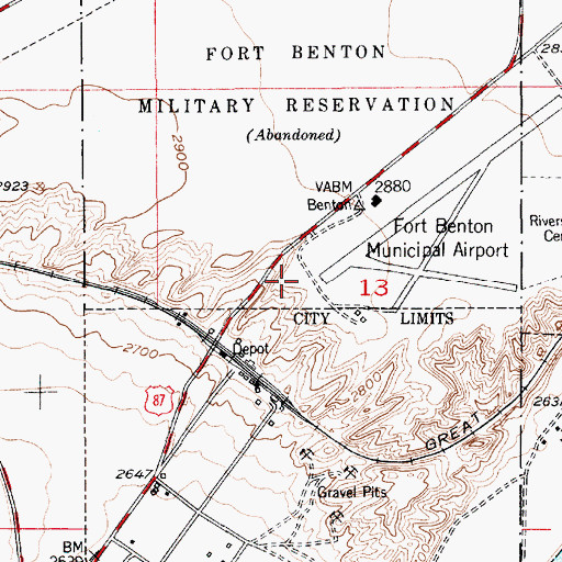 Topographic Map of Shep Memorial, MT