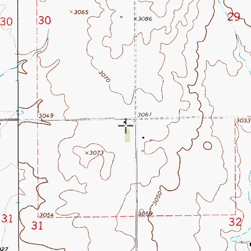 Topographic Map of Discovery Butte Post Office (historical), MT