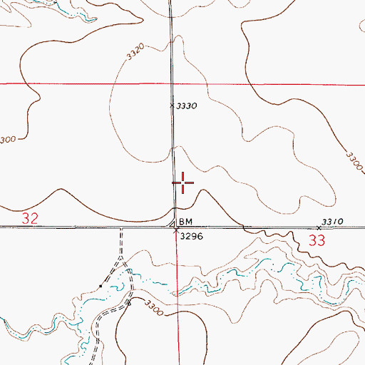 Topographic Map of Nine Mile (historical), MT